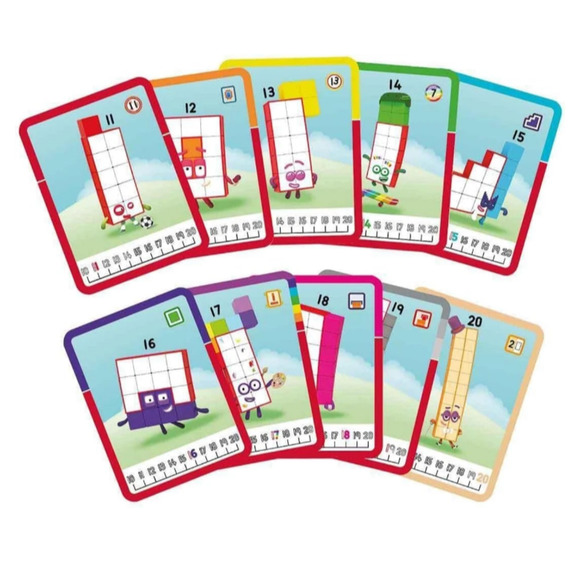 Learning Resources Number blocks MathLink Cubes 11-20 Activity Set - Picture 2 of 6